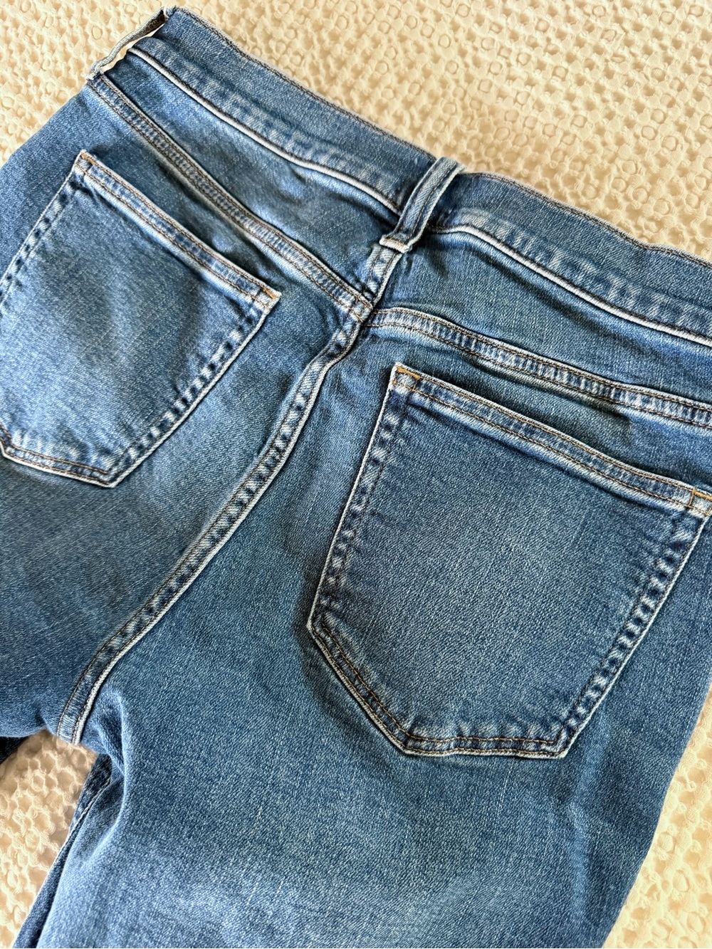 J.Crew Mid-Rise Flare Crop Jeans Size 29 Medium Blue - Picture 5 of 11
